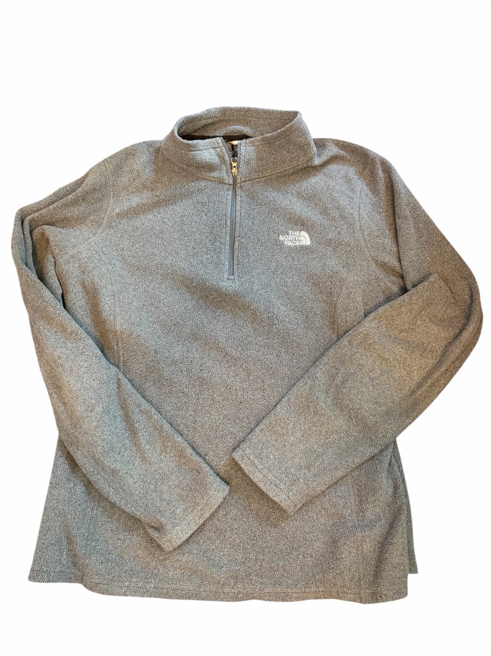 The North Face Charcoal Gray Full-Zip Fleece Jacket